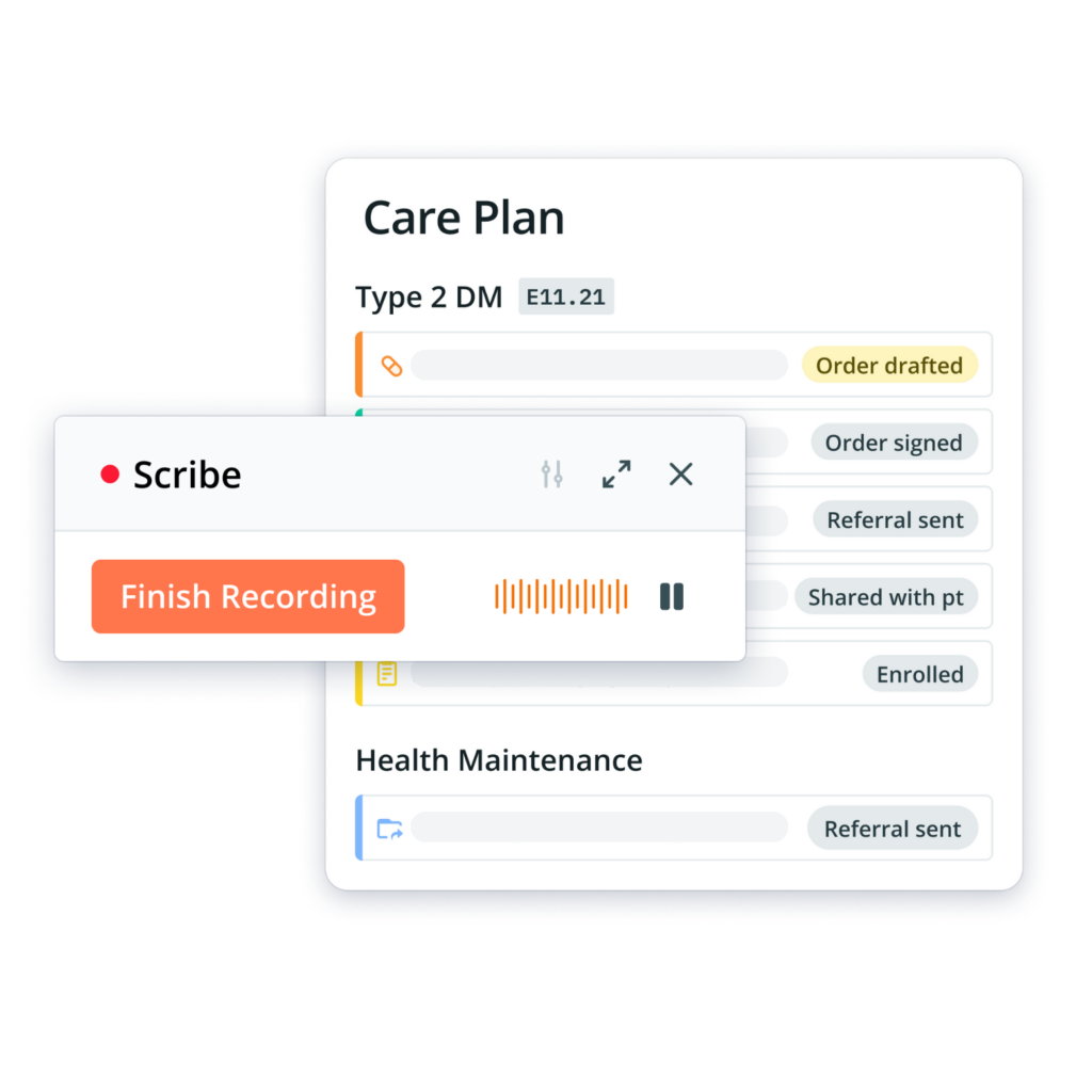 Elation AI care plan screenshot