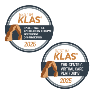 KLAS 2025 award logos